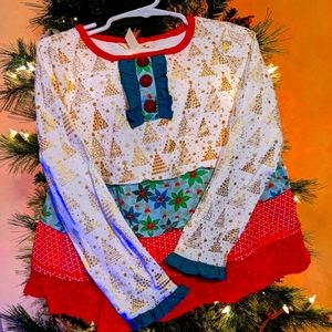 Matilda Jane girls Christmas top